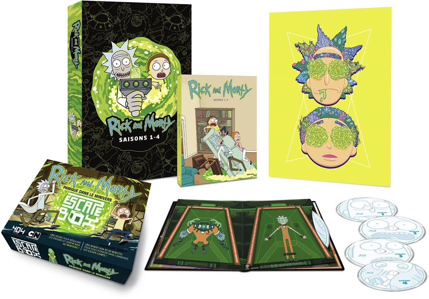 Rick and Morty - Saisons 1-4 [Blu-ray]