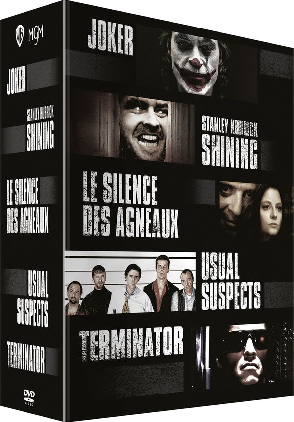 Coffret : Joker + Shining + Le Silence des agneaux + Usual Suspects + Terminator [DVD]