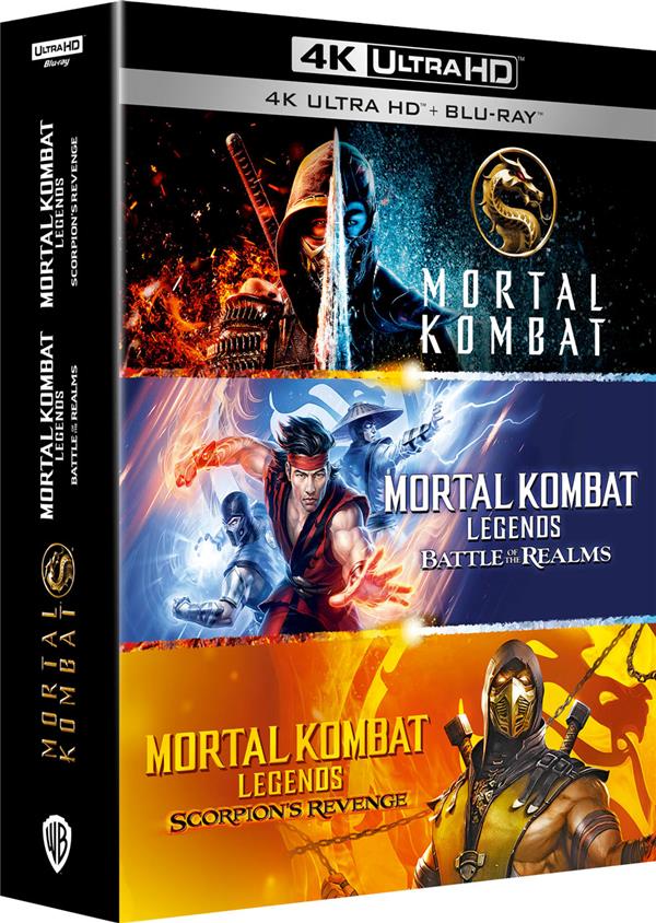 Mortal Kombat (2021) + Mortal Kombat Legends : Scorpion's Revenge & Battle of the Realms [4K Ultra HD] - flash vidéo