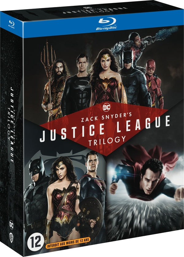 Zack Snyder's Justice League Trilogie : Man of Steel + Batman v Superman : L'aube de la justice + Zack Snyder's Justice League [Blu-ray]