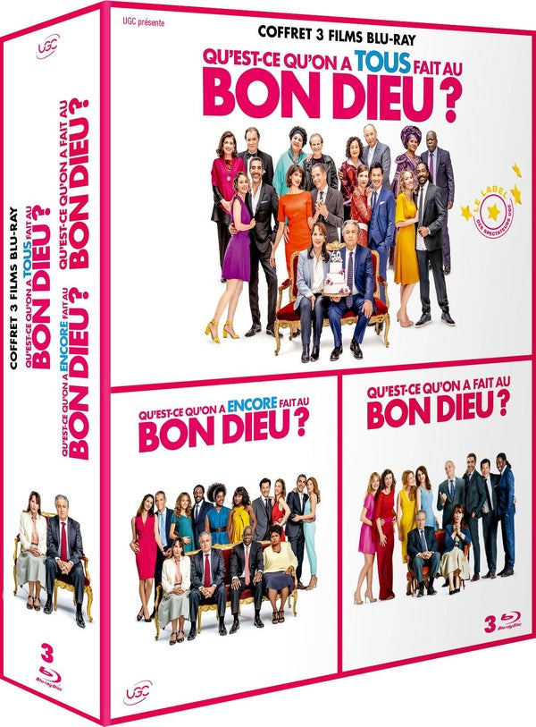 Qu'est-ce qu'on a fait au Bon Dieu ? + Qu'est-ce qu'on a encore fait au Bon Dieu ? + Qu'est-ce qu'on a tous fait au Bon Dieu ? [Blu-ray]
