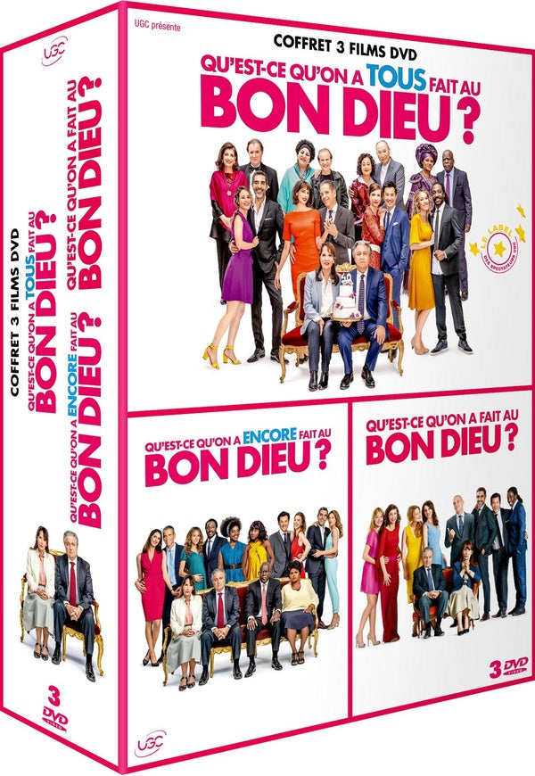 Qu'est-ce qu'on a fait au Bon Dieu ? + Qu'est-ce qu'on a encore fait au Bon Dieu ? + Qu'est-ce qu'on a tous fait au Bon Dieu ? [DVD]