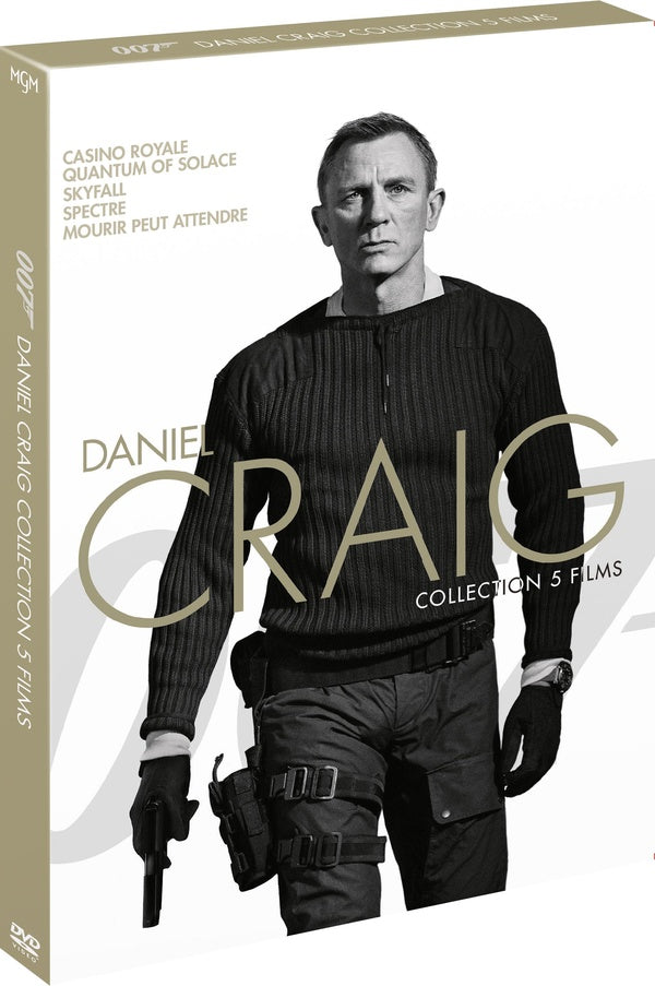 James Bond 007 - La collection Daniel Craig : Casino Royale + Quantum of Solace + Skyfall + Spectre + Mourir peut attendre [DVD]
