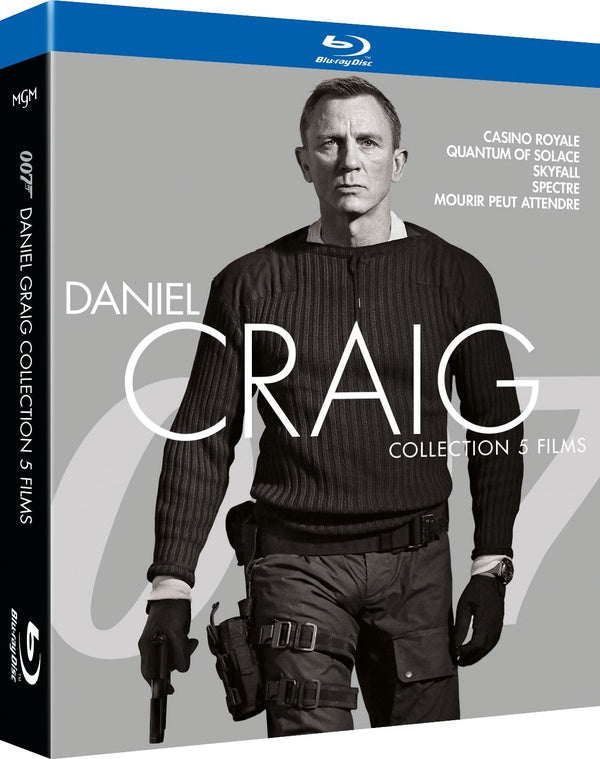 James Bond 007 - La collection Daniel Craig : Casino Royale + Quantum of Solace + Skyfall + Spectre + Mourir peut attendre [Blu-ray]