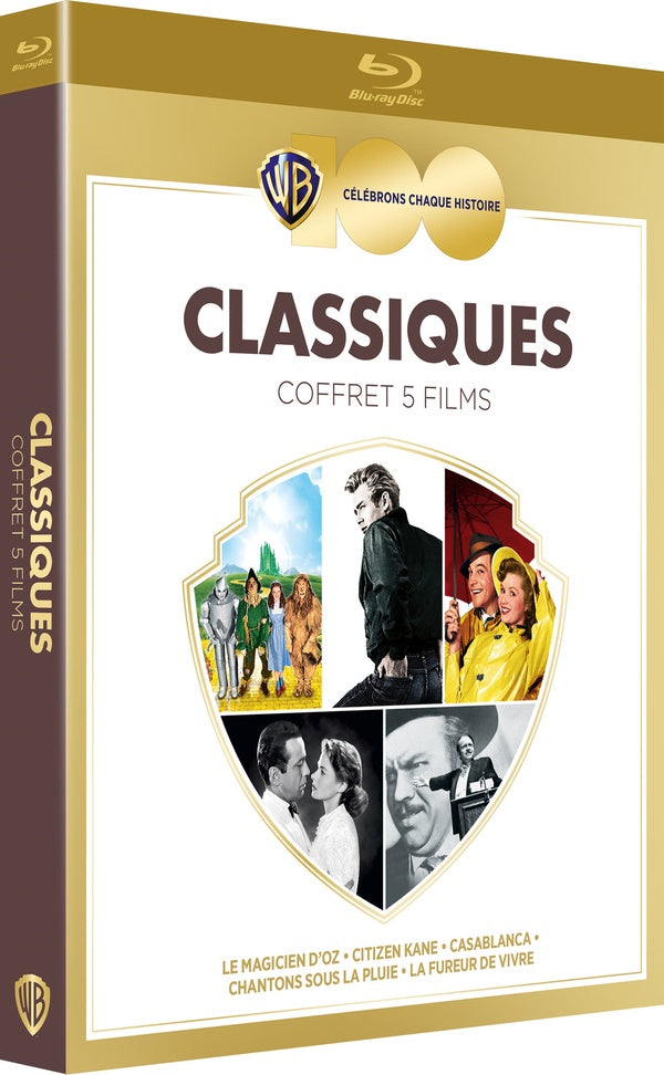 100 ans Warner - Coffret 5 films - Classiques [Blu-ray]