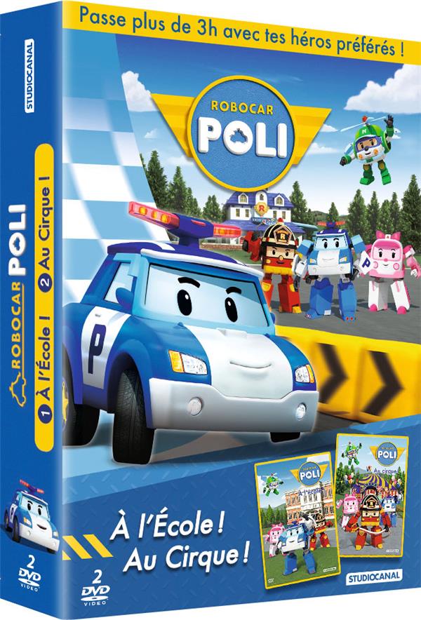 Robocar Poli - Coffret 1 & 2 : À l'école ! + Au cirque ! [DVD]