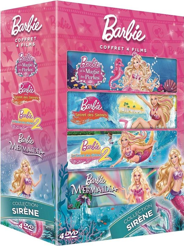 Barbie - Coffret 4 films : Collection Sirène [DVD]