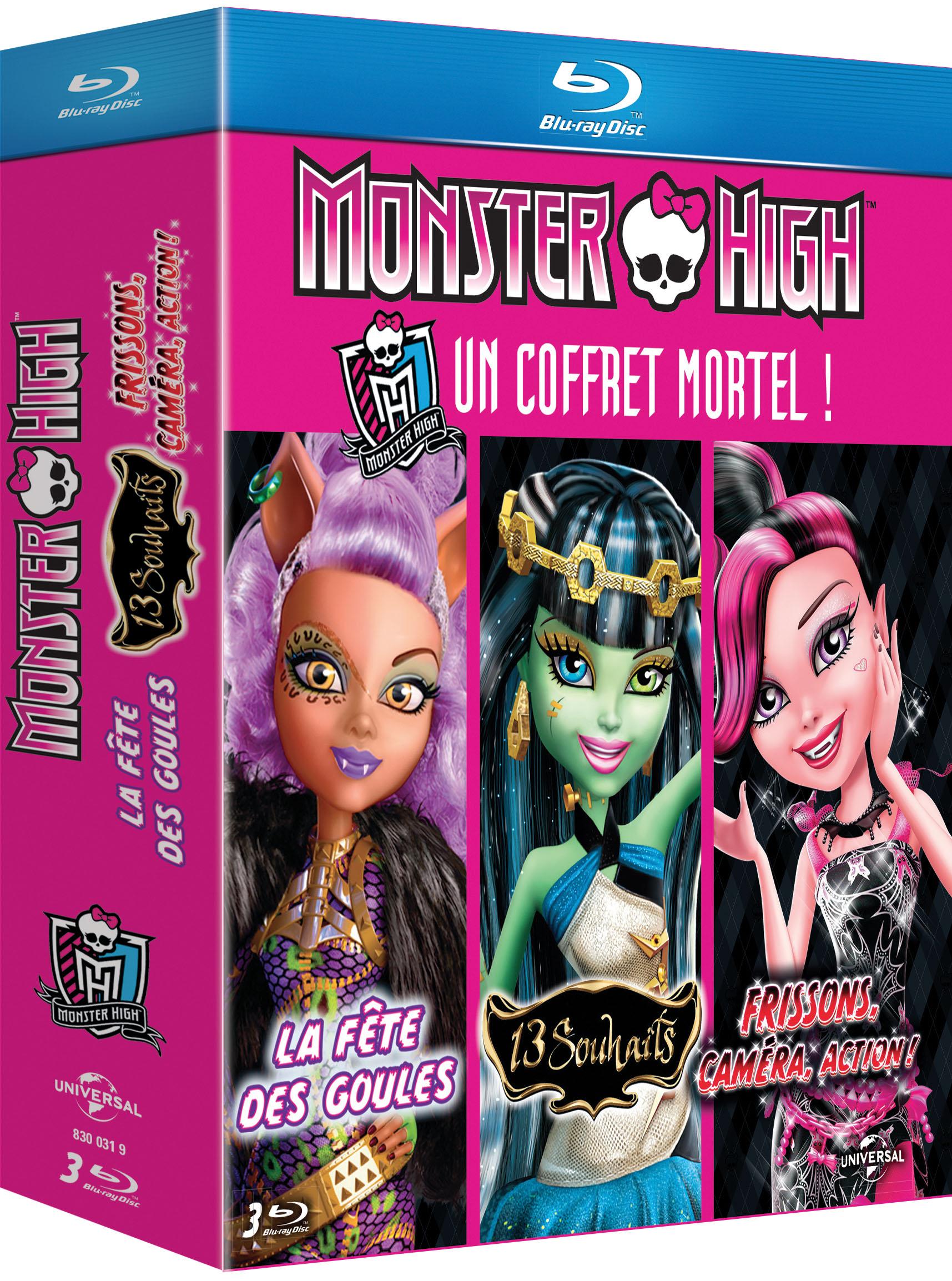 Monster High - Coffret : Boo York + Hanté + La grande barrière des frayeurs [Blu-ray]