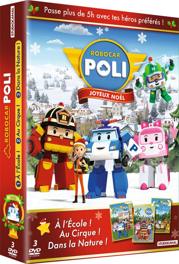 Robocar Poli - Coffret : À l'école ! + Au cirque ! + Dans la nature ! [DVD]