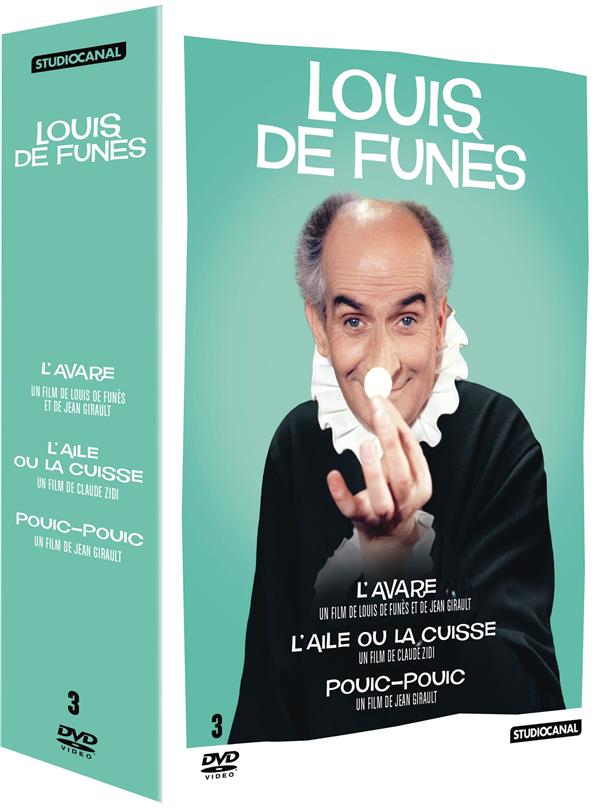 Louis de Funès - L'avare + L'aile ou la cuisse + Pouic Pouic [DVD]