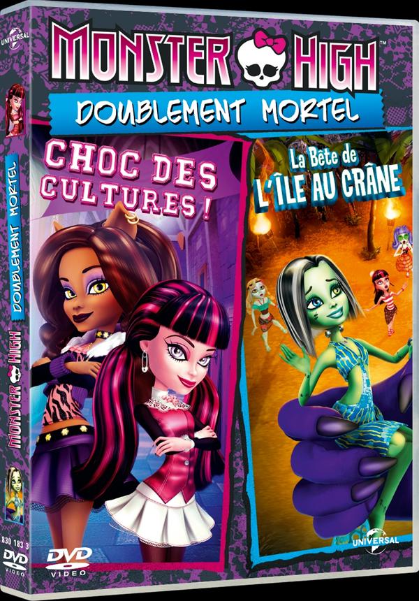 Monster High - Doublement mortel : Choc des cultures ! + La Bête de l'Île au Crâne [DVD]