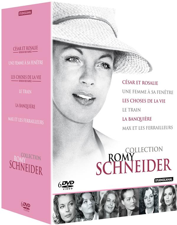 Collection Romy Schneider: César et Rosalie + Une femme à sa fenêtre + Les choses de la vie + Le train + La banquière + Max et les ferrailleurs [DVD] - flash vidéo