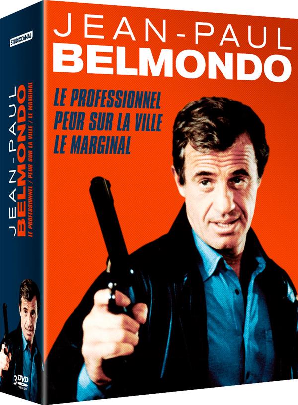 Jean-Paul Belmondo : Le professionnel + Peur sur la ville + Le marginal [DVD]