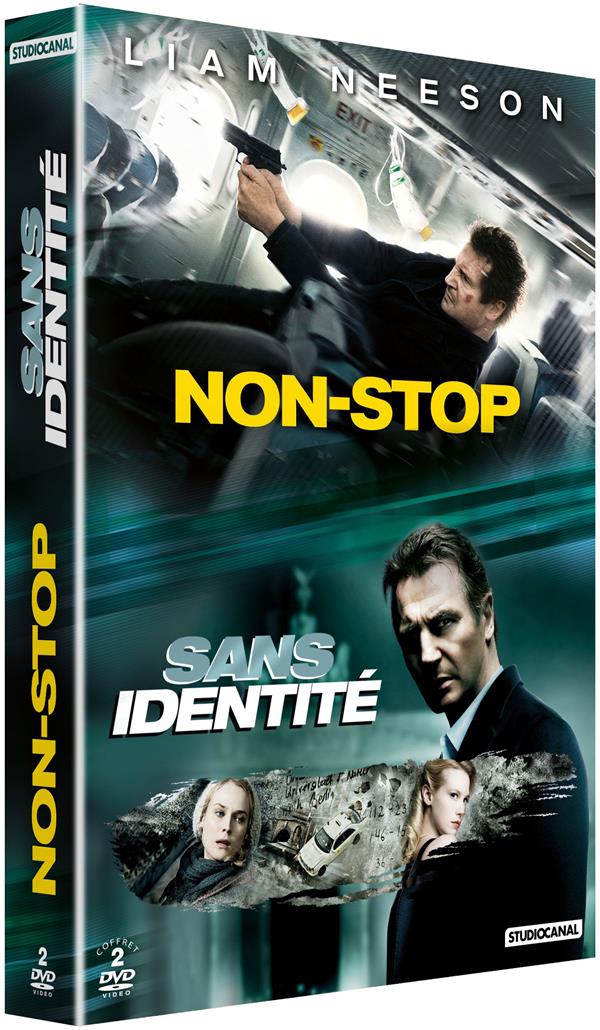 Liam Neeson : Non-Stop + Sans identité [DVD]