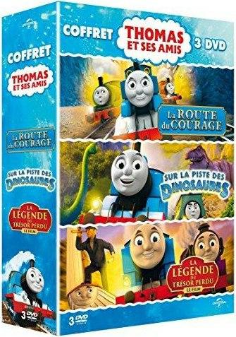 Coffret Thomas et ses amis 3 DVD : La route du courage + Sur la piste des dinosaures + La légende du trésor perdu [DVD]