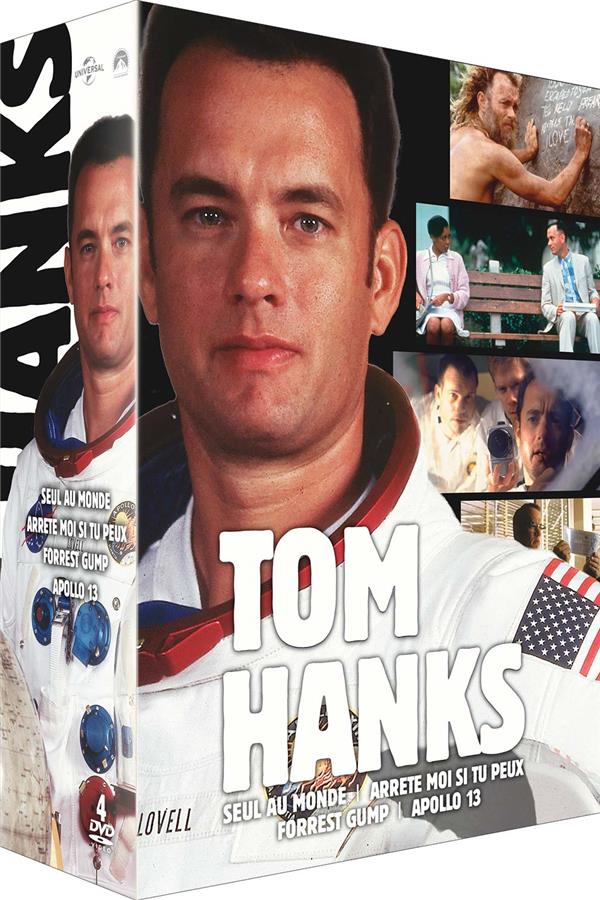 Tom Hanks- Coffret : Forrest Gump + Seul au monde + Arrête-moi si tu peux + Apollo 13 [DVD]