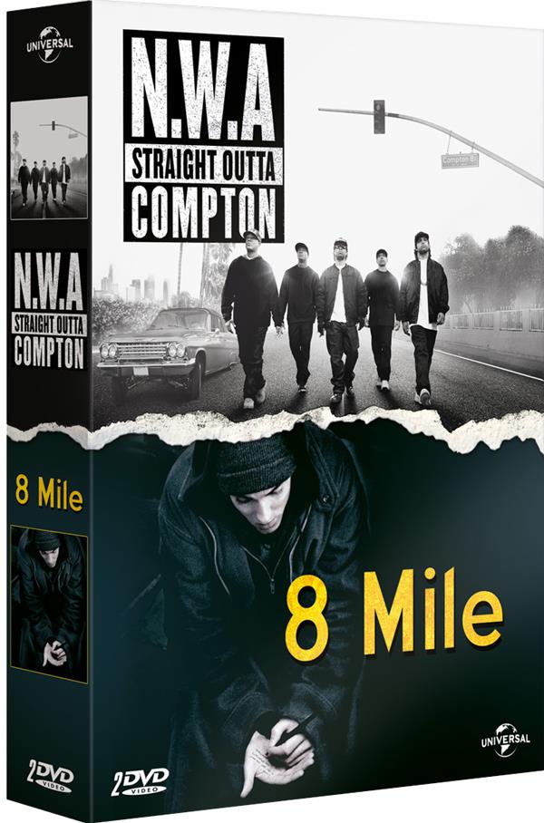 N.W.A Straight Outta Compton + 8 Mile [DVD]