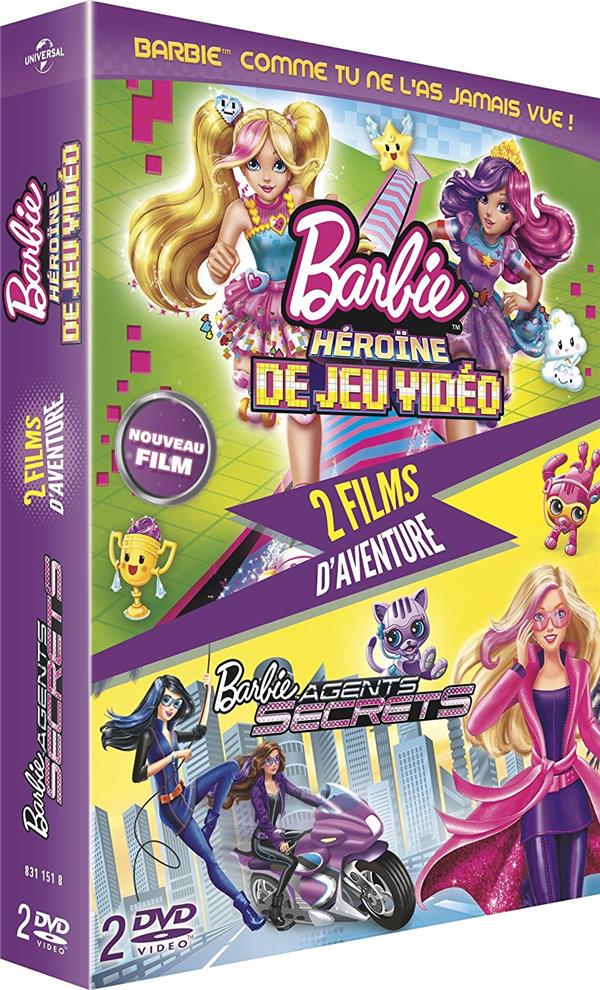 Barbie : Héroïne de jeu vidéo + Agents secrets [DVD]