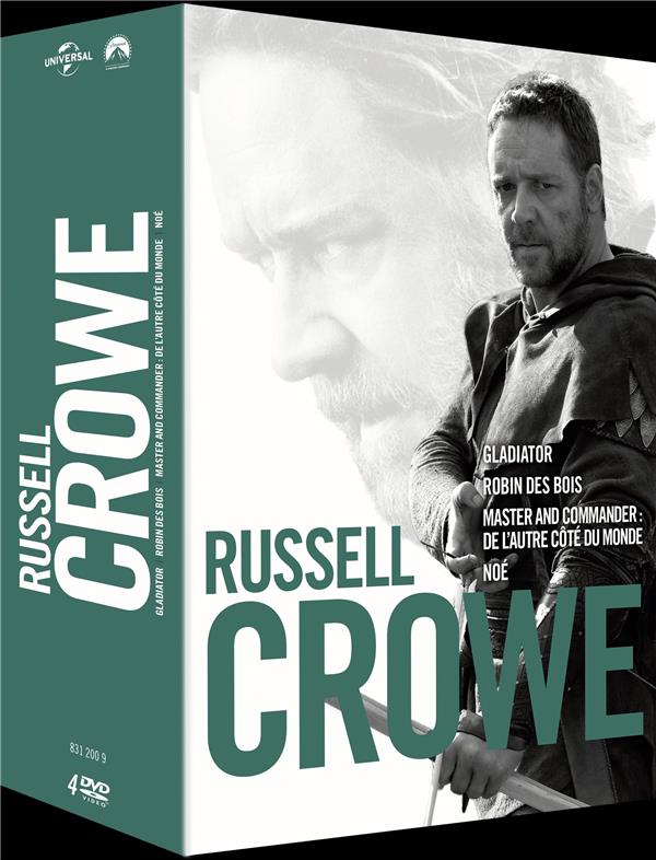 Russell Crowe - Coffret : Robin des Bois + Gladiator + Master & Commander + Noé [DVD]