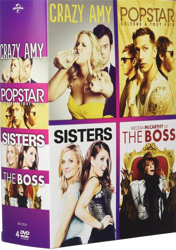 Crazy Girls - Coffret : Popstars + Crazy Amy + The Boss + Sisters [DVD]
