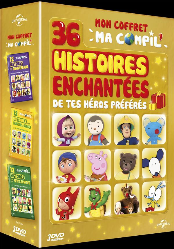 Mon coffret Ma Compil' - 36 histoires enchantées de tes héros préférés [DVD] - flash vidéo