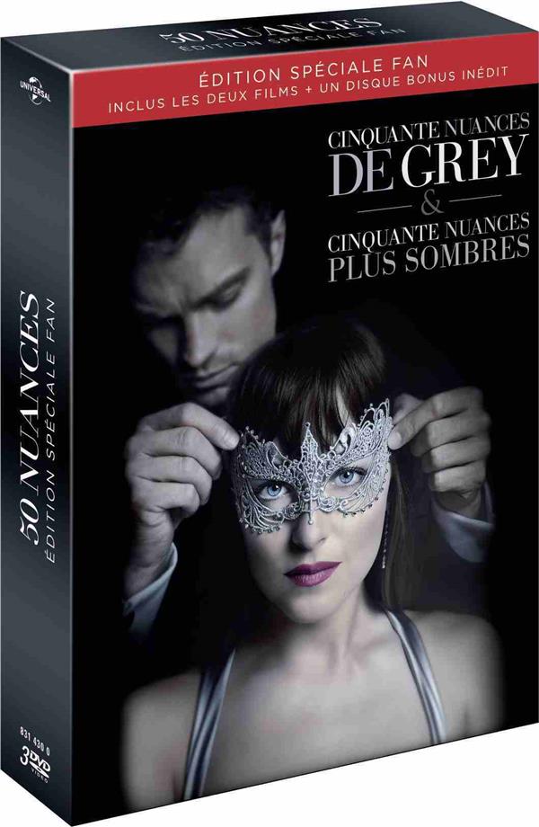 50 nuances - Coffret : Cinquante nuances de Grey + Cinquante nuances plus sombres [DVD]