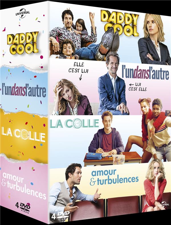 Coffret : Daddy Cool + L'un dans l'autre + La Colle + Amour & turbulences [DVD]