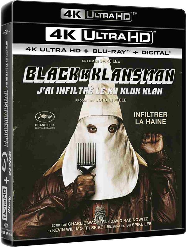 BlacKkKlansman - J'ai infiltré le Ku Klux Klan [4K Ultra HD]