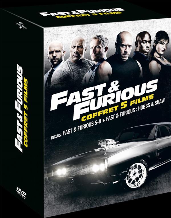 Fast & Furious - Coffret 5 films : Fast & Furious 5-8 + Fast & Furious : Hobbs & Shaw [DVD]