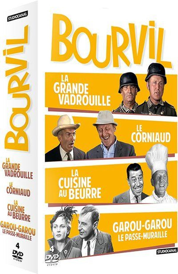 Bourvil - Coffret : La Grande Vadrouille + Le Corniaud + La Cuisine au beurre + Garou-Garou le passe-muraille [DVD]
