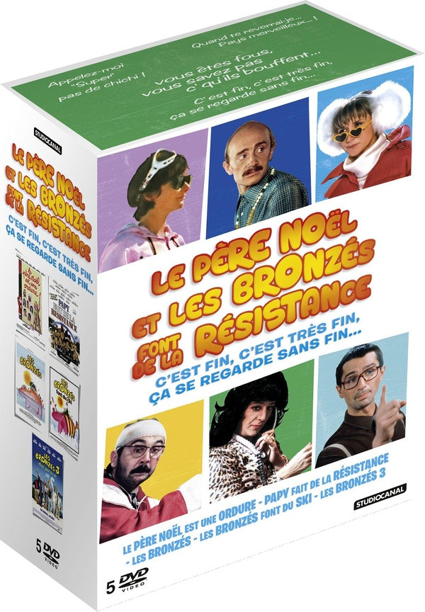 Le Père Noël et les Bronzés font de la résistance - Coffret : Le Père Noël est une ordure + Papy fait de la résistance + Les Bronzés + Les Bronzés font du ski + Les Bronzés 3 [DVD]
