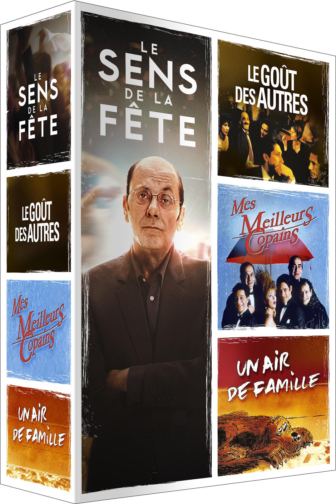 Coffret Jean-Pierre Bacri : Un air de famille + Mes Meilleurs Copains + Le Goût des autres + Le Sens de la fête [DVD]