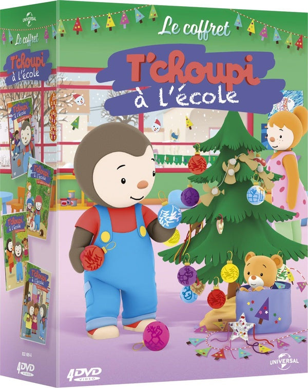 T'choupi à l'école - Le coffret : Les Petits Héros + Le Safari en forêt + C'est les vacances + C'est la rentrée [DVD]
