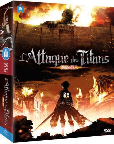 L'Attaque des Titans - Saison 1, Box 1/2 [DVD] - flash vidéo