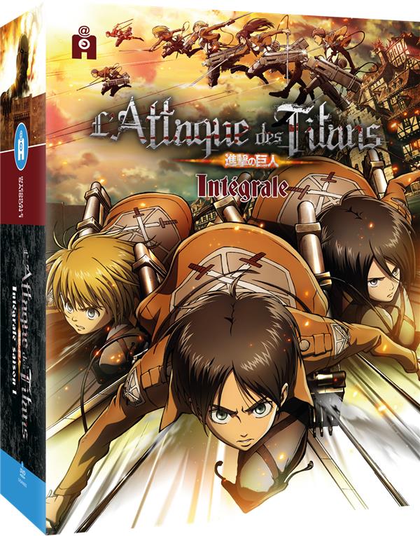 L'Attaque des Titans - Intégrale Saison 1 [DVD] - flash vidéo