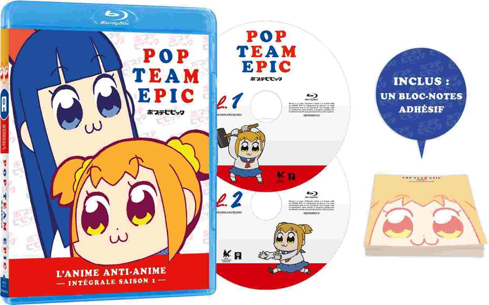 Pop Team Epic - Intégrale Saison 1 [Blu-ray] - flash vidéo