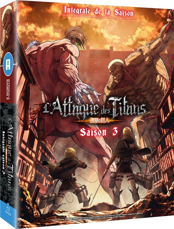L'Attaque des Titans - Intégrale Saison 3 [Blu-ray] - flash vidéo