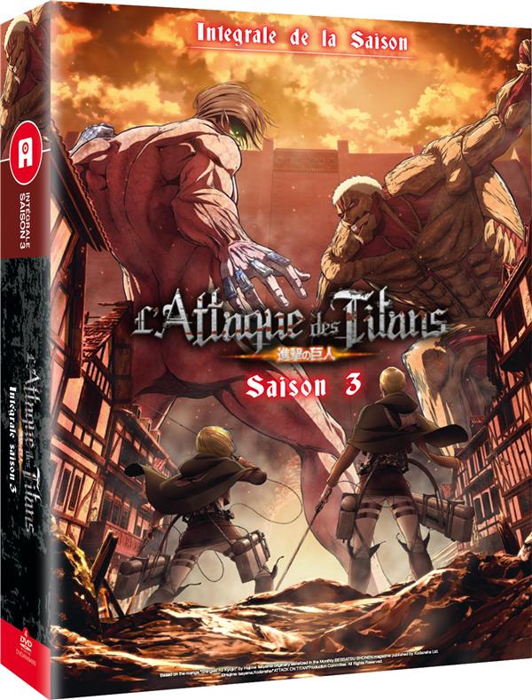 L'Attaque des Titans - Intégrale Saison 3 [DVD] - flash vidéo