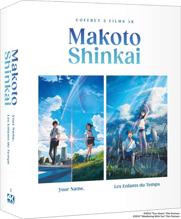 Makoto Shinkai : Your Name + Les Enfants du temps [4K Ultra HD]