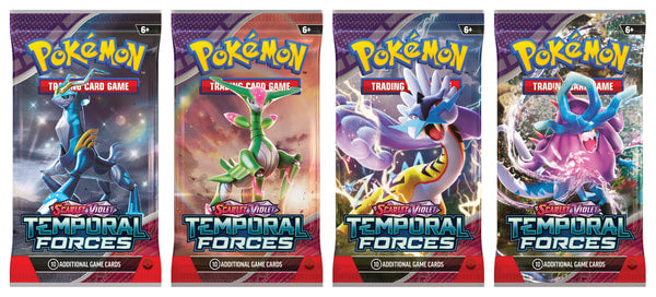 Pokémon TCG - Scarlet & Violet - Temporal Forces Booster Pack (Display x36) - flash vidéo