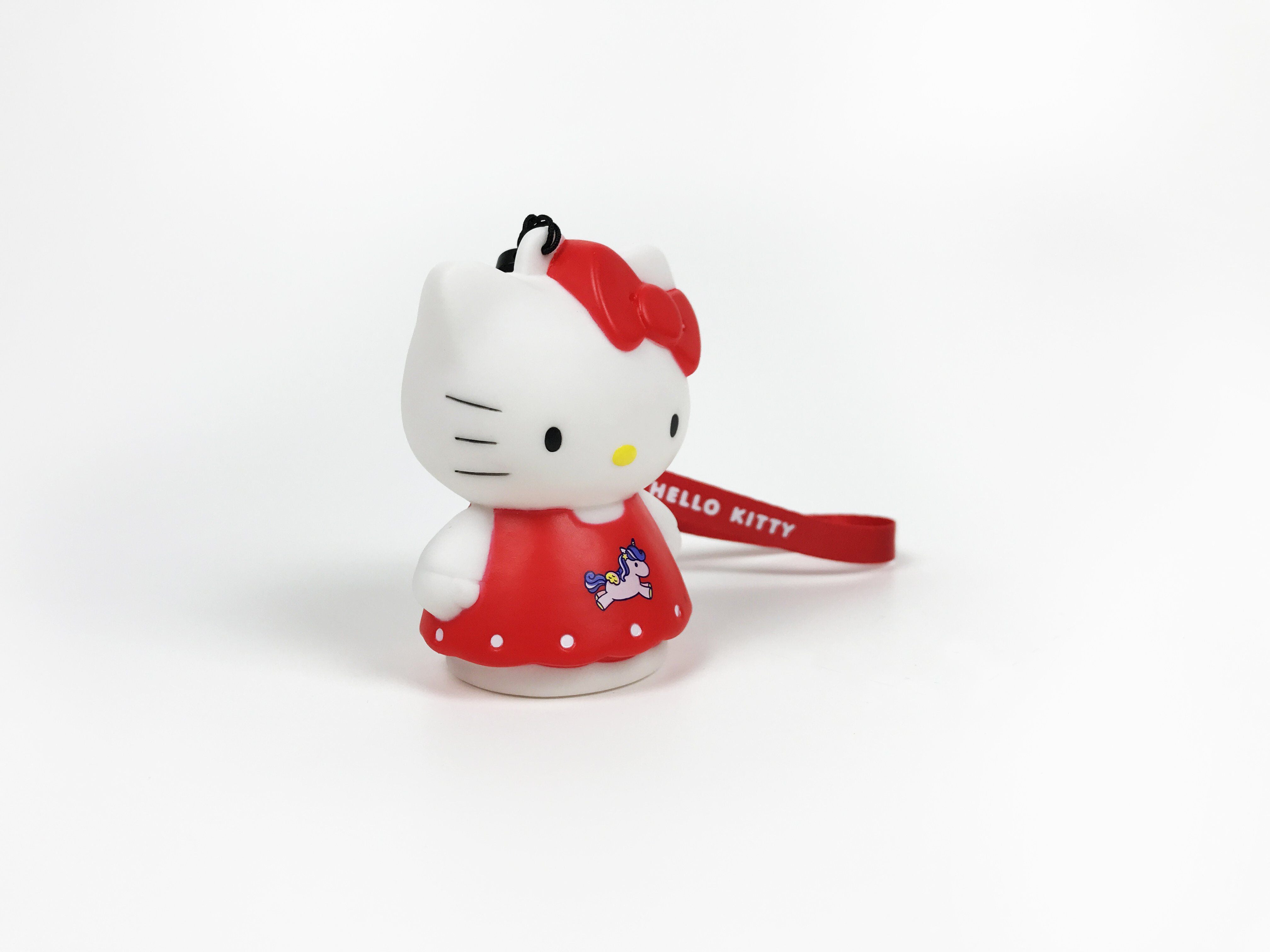 Hello Kitty - Figurine Lumineuse Hello Kitty Licorne avec Dragonne 8cm