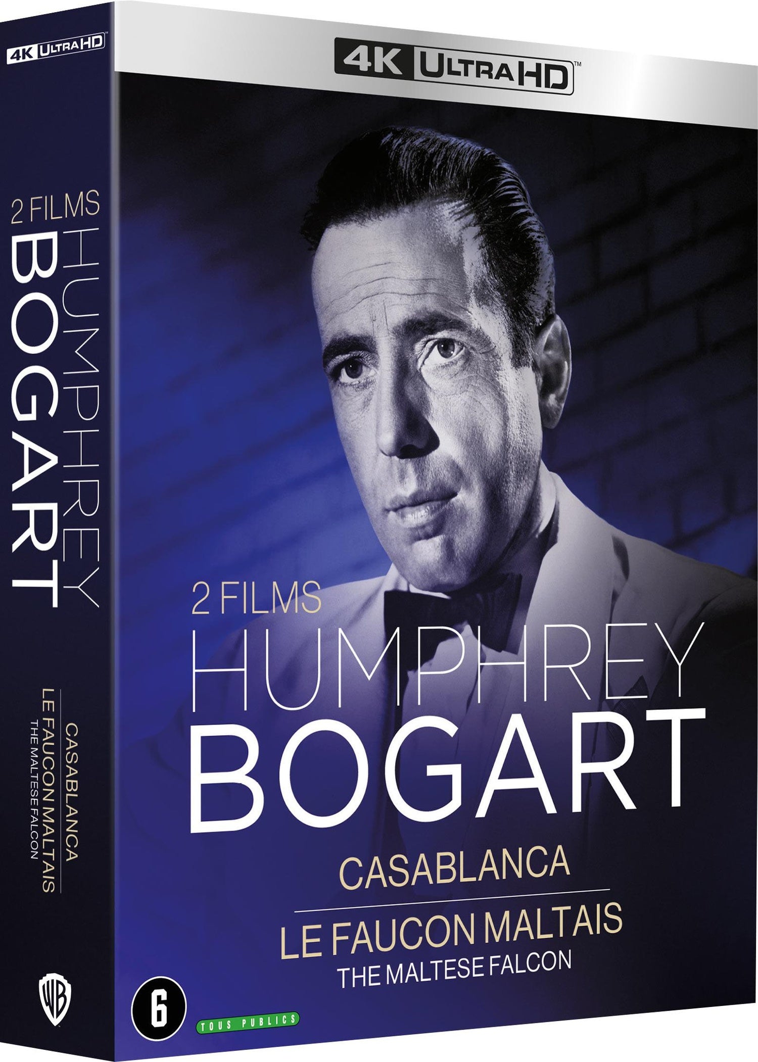 Humphrey Bogart - Collection 2 films : Casablanca + Le Faucon maltais [4K Ultra HD]