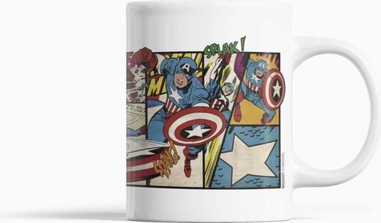 Marvel Comics - Captain America - Mug Captain America Panels 315ml - flash vidéo