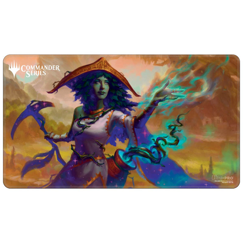 Ultra Pro - Magic: The Gathering - Commander Series - Tapis de jeu Sythis, Main de la moisson (60 x 34 cm)