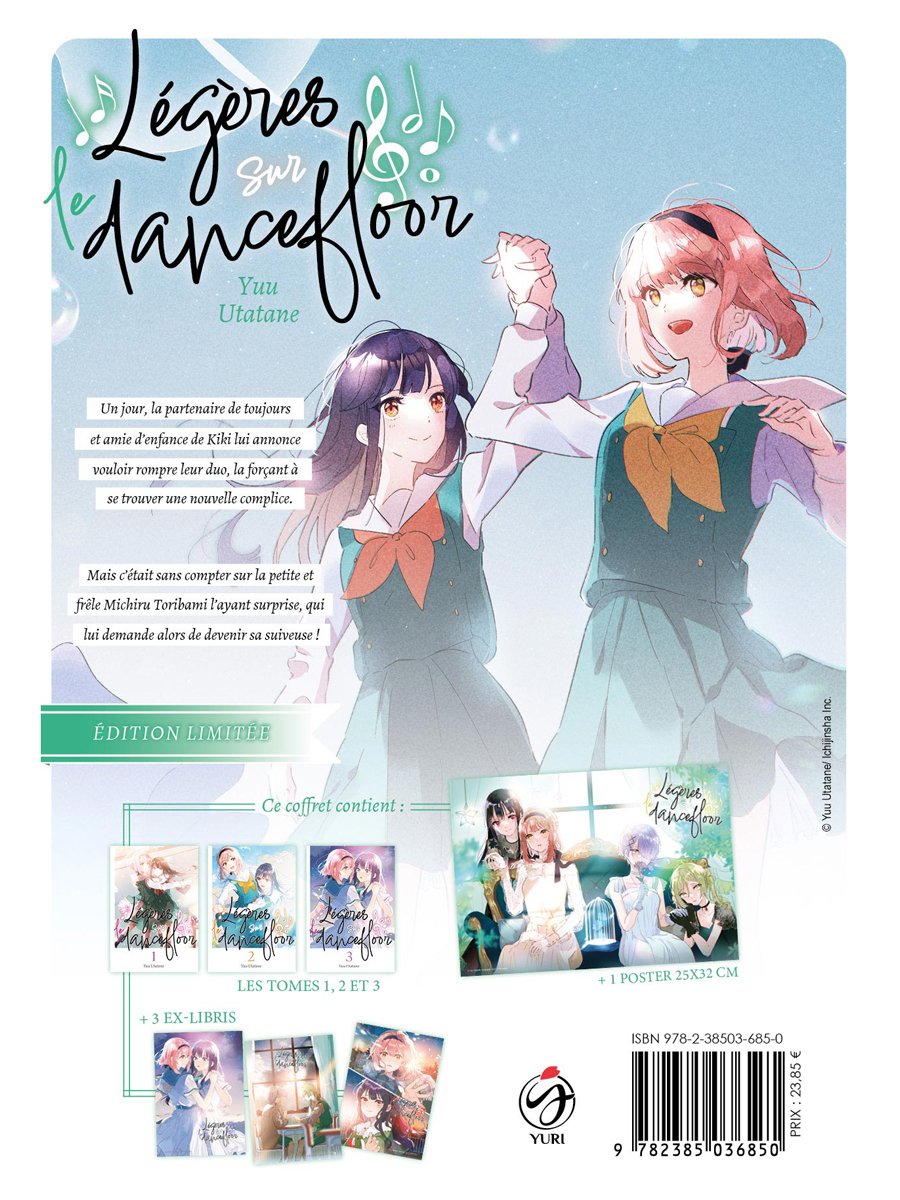 Légères sur le dancefloor - Partie 1 (Tomes 1 à 3) - Coffret 3 mangas