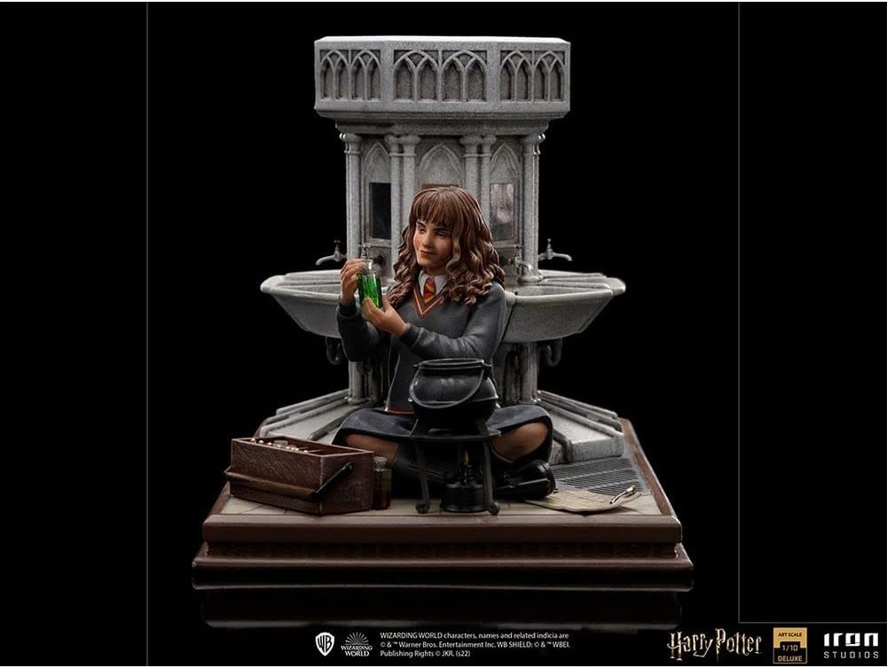 Iron Studios - Deluxe Arts Scale 1/10 - Harry Potter and the Chamber of Secrets - Hermione Granger Polyjuice Statue 14cm - flash vidéo