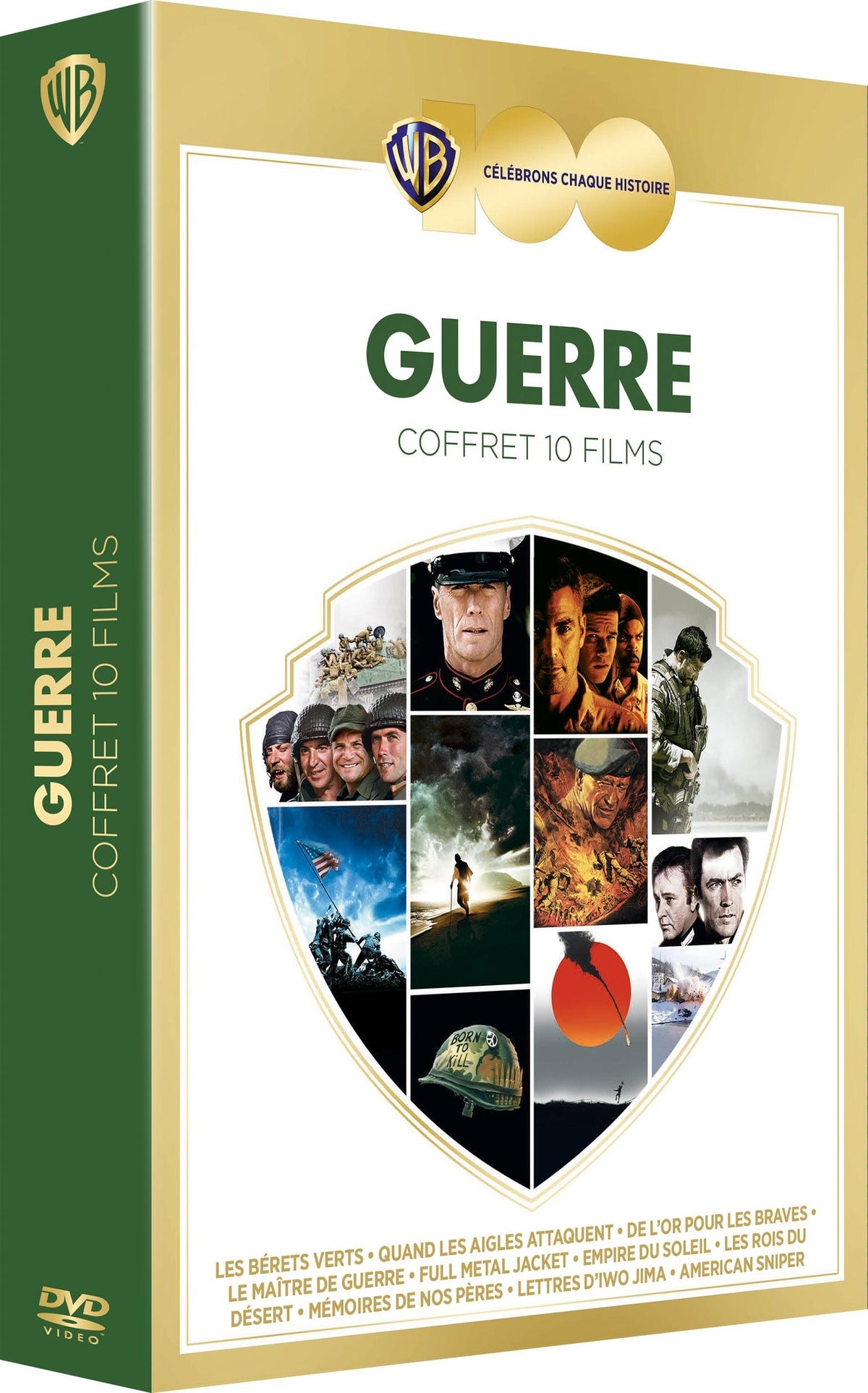 100 ans Warner - Coffret 10 films - Guerre [DVD]