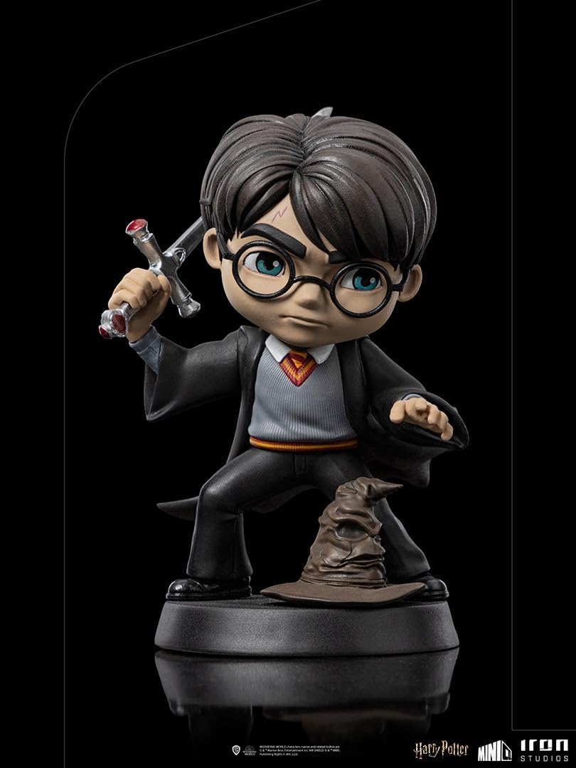 Iron Studios - MiniCo - Harry Potter and the Chamber of Secrets - Harry Potter with Sword of Gryffindor Statue 15cm - flash vidéo