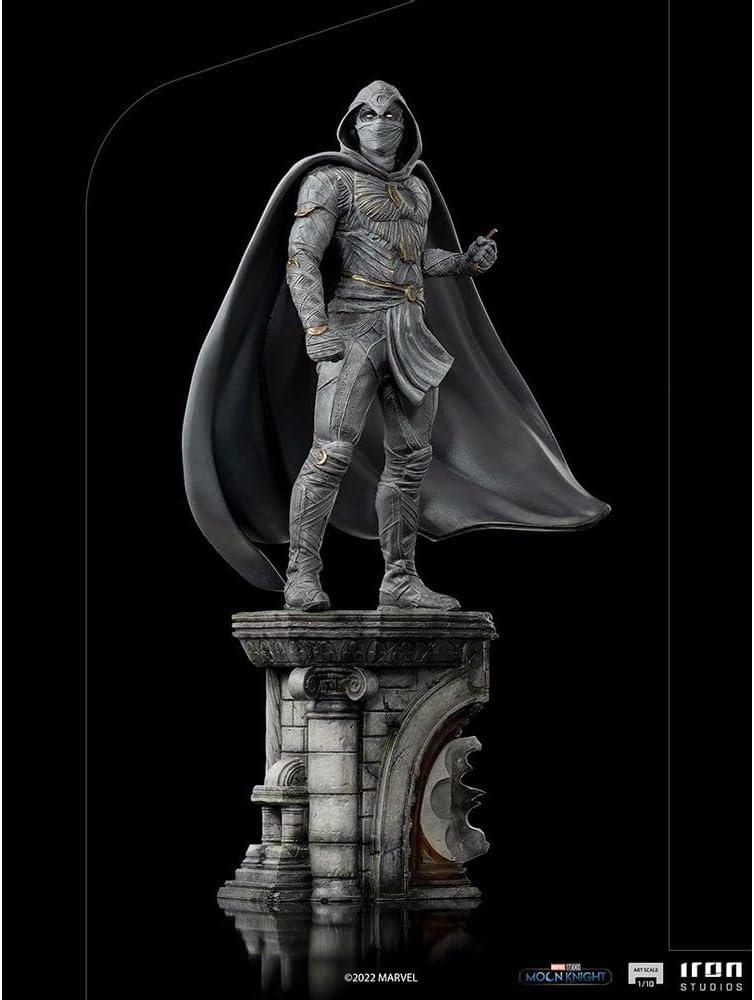 Iron Studios - Arts Scale 1/10 - Marvel - Moon Knight - Moon Knight Statue 30cm - flash vidéo