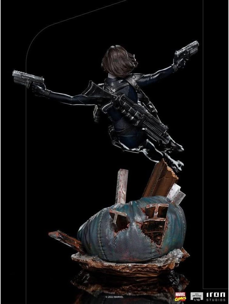 Iron Studios - BDS Arts Scale 1/10 - Marvel - X-Men Marvel Comics - Domino Statue 20cm - flash vidéo